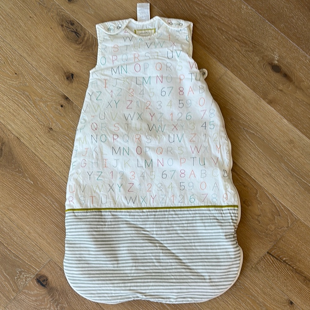 Pehr Alphabet Print Baby Sleeping Bag